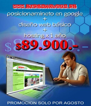 Luciano Vera oficios y profesiones en Santiago |  Posicionamiento en Google + Sitio + Hosting $89.900.-, deje que sus clientes lo encuentren en google