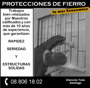 Jose Luis oficios y profesiones en Las Condes |  Potecciones de Fierro - Rejas - Rejas para Piscina - Cobertizos - Portones, Potecciones de Fierro - Rejas - Rejas para Piscina - Cobertizos - Portones 