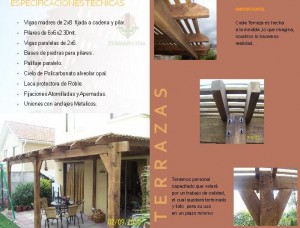  oficios y profesiones en San Miguel |  TERRAZAS DE MADERA,   Construimos techos para p&eacute;rgolas, terrrazas, estacionamientos