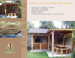  oficios y profesiones en San Miguel |  PERGOLAS DE MADERA, construimos Terrazas,quinchos,cobetizos y estacionamientos.  