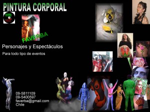 favio oficios y profesiones en Vi&ntilde;a del Mar |  pintura corporal, shows de cuerpos pintados