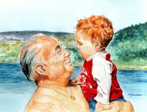 Carlos L&oacute;pez Oro oficios y profesiones en Concepci&oacute;n |  Acuarelas a pedido para regalo familiares,amigos., Retratos a Acuarelas