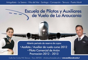 Escuela de pilotos y auxiliares de vuelo de la Araucania oficios y profesiones en Vi&ntilde;a del Mar |  &iquest;Trabajar en una L&iacute;nea A&eacute;rea o Aeropuerto? , Estudia en la Escuela de Pilotos y auxiliares de vuelo de la Araucania