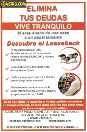 CLAUDIA oficios y profesiones en Santiago |  necesita un credito y esta en dicom, TENEMOS LA SOLUCION