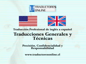  oficios y profesiones en Santiago |  TRADUCCIONES INGLES-ESPA&Ntilde;OL, Confidencialidad y responsabilidad