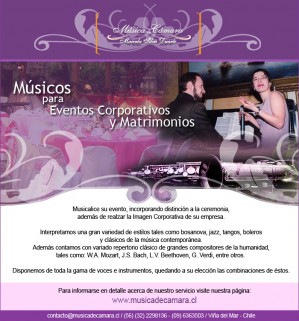 Horacio Silva Duarte oficios y profesiones en Lo Barnechea |  M&uacute;sica cl&aacute;sica en vivo para eventos, Repertorio a elecci&oacute;n de los novios