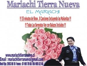 MARIACHI TIERRA NUEVA oficios y profesiones en Santiago |  Mariachis en santiago,las mas bellas serenatas.red fija:28930610, !!! serenatas de gusto refinado !!!