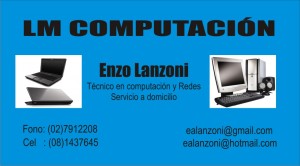 Enzo Lanzoni oficios y profesiones en Pe&ntilde;alol&eacute;n |  Servicio tecnico notebook redes pc visita a domicilio., Pe&ntilde;alol&eacute;n, la florida, la reina, &Ntilde;u&ntilde;oa, macul, las condes