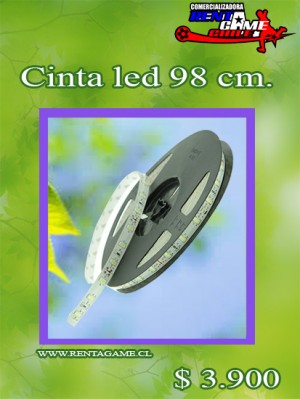 RENTAGAME CHILE oficios y profesiones en La Cisterna |  Cintas led 98 cm./con silicona /precio: $ 3900, Rentagame: maquinas de juego:  accesorios,repuestos, servicio tecnico