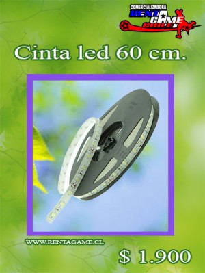 RENTAGAME CHILE oficios y profesiones en La Cisterna |  Cintas led plana 060 cm./decoracion maq. de juego $ 1.900, Rentagame: maquinas de juego:  accesorios,repuestos, servicio tecnico