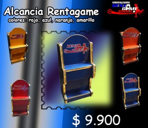 RENTAGAME CHILE oficios y profesiones en La Cisterna |  Alcancia rentagame dise&ntilde;o exclusivo precio: $ 9.900, Rentagame: maquinas de juego:  accesorios,repuestos, servicio tecnico