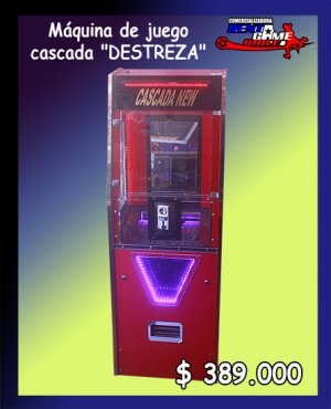 RENTAGAME CHILE oficios y profesiones en La Cisterna |  M&aacute;quina de juego cascada destreza  precio: $ 389.000, Rentagame: maquinas de juego:  accesorios,repuestos, servicio tecnico
