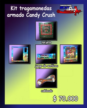 RENTAGAME CHILE oficios y profesiones en La Cisterna |  Kit tragamonedas armado candy crush precio oferta: $ 70.000, Rentagame: maquinas de juego:  accesorios,repuestos, servicio tecnico