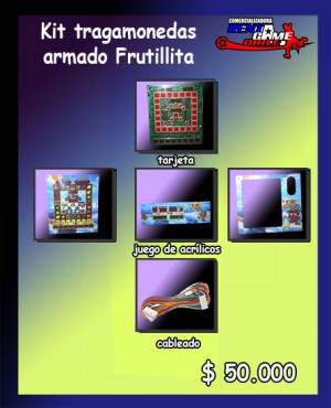 RENTAGAME CHILE oficios y profesiones en La Cisterna |  Kit tragamonedas frutillita precio oferta: $ 50.000, Rentagame: maquinas de juego:  accesorios,repuestos, servicio tecnico