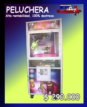 RENTAGAME CHILE oficios y profesiones en La Cisterna |  Peluchera alta rentabilidad, 100% destreza. $ 290.000, Rentagame: maquinas de juego:  accesorios,repuestos, servicio tecnico