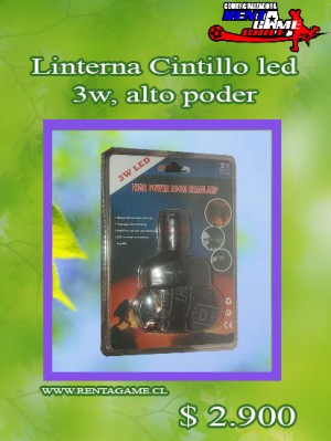RENTAGAME CHILE oficios y profesiones en La Cisterna |  Linterna cintillo led 3w, alto poder precio: $ 2.900, Rentagame: es lider en iluminacion led