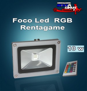 full-led oficios y profesiones en La Cisterna |  Foco led  rgb rentagame, 10 watts/220 volts/colores, Iluminacion led, ahorre hasta un 90% de energia electrica