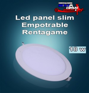 full-led oficios y profesiones en La Cisterna |  Led panel slim rentagame  18 watt/empotrable/luz fria, Iluminacion led, ahorre hasta un 90% de energia electrica