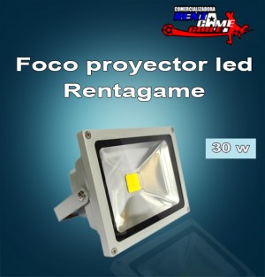 full-led oficios y profesiones en La Cisterna |  Foco proyector led rentagame / 30 watt /envios a todo chile, Iluminacion led, ahorre hasta un 90% de energia electrica