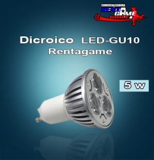 full-led oficios y profesiones en La Cisterna |  Dicroico  led - gu10 rentagame  5 watt  220 volt, Iluminacion led, ahorre hasta un 90% de energia electrica