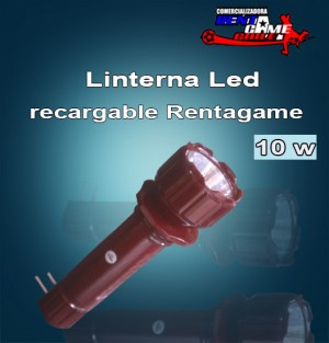 full-led oficios y profesiones en La Cisterna |  Linterna led recargable rentagame /10 watt/alto alcance y luminosidad, Iluminacion led, ahorre hasta un 90% de energia electrica