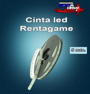 full-led oficios y profesiones en La Cisterna |  Cinta led blanca rentagame /medida 5 mts., Iluminacion led, ahorre hasta un 90% de energia electrica