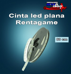 full-led oficios y profesiones en La Cisterna |  Cinta led plana  rentagame / medida 60 cm. con autoadhesivo., Iluminacion led, ahorre hasta un 90% de energia electrica