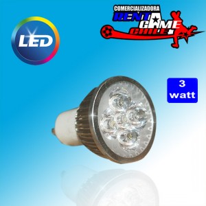  rentagame oficios y profesiones en La Cisterna |  Dicroico  led - gu10  rentagame /3 watt  220 volt, Iluminacion led, ahorre hasta un 90% de energia electrica