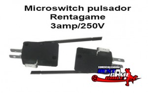  rentagame oficios y profesiones en La Cisterna |  Microswitch pulsador rentagame /3 amp/ 250 volt, Rentagame: maquinas de juego,accesorios, repuestos y serv. tecnico