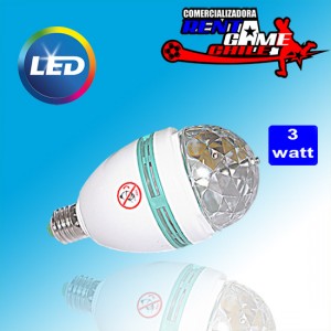  rentagame oficios y profesiones en La Cisterna |  Foco led giratorio multicolor rentagame /3 watt, Iluminacion led, ahorre hasta un 90% de energia electrica