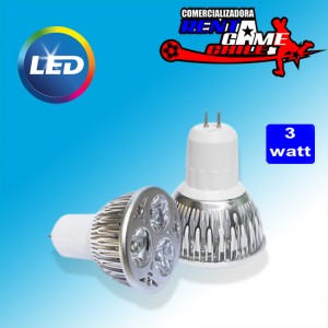 Rentagame chile oficios y profesiones en La Cisterna |  Dicroico rentagame 3 watt/220 v/mr16/ luz fr&iacute;a , Iluminacion led, ahorre hasta un 90% de energia electrica