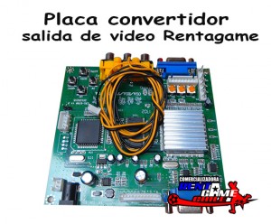 Rentagame chile oficios y profesiones en La Cisterna |  Placa convertidor salida de video rentagame/envios a todo chile, Rentagame: maquinas de juego,accesorios, repuestos y serv. tecnico