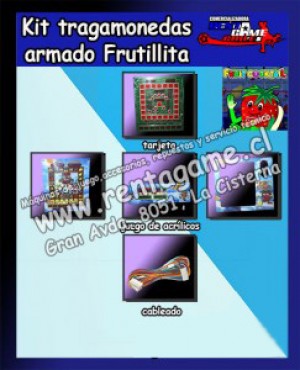 Rentagame chile oficios y profesiones en La Cisterna |  Kit tragamonedas frutillita rentagame/acrilicos - tarjeta - y cableado, Rentagame: maquinas de juego,accesorios, repuestos y serv. tecnico
