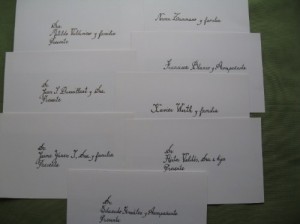 gloria oficios y profesiones en Las Condes |  Caligraf&iacute;a ABC, escribo sobres, invitaciones para matrimonios, diplomas, Distingue tus invitaciones