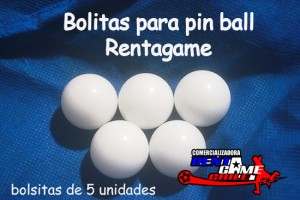 Rentagame chile oficios y profesiones en La Cisterna |  Bolitas para pin ball rentagame/disponibles en blanco y dise&ntilde;o futbol, Rentagame: maquinas de juego,accesorios, repuestos y serv. tecnico