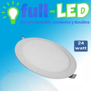importadora full-led oficios y profesiones en La Cisterna |  Embutido redondo full-led 24 watt/ultra slim redondo, Importadora full-led, es lider en iluminacion led y kit solares