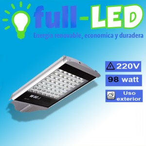 importadora full-led oficios y profesiones en La Cisterna |  Proyector full-led 98 watt luminaria publica/luz fr&iacute;a, Importadora full-led, es lider en iluminacion led y kit solares