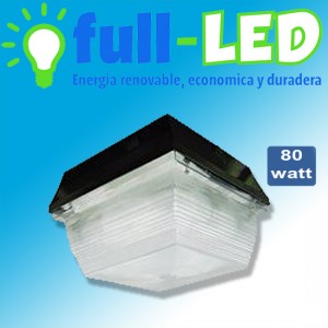 importadora full-led oficios y profesiones en La Cisterna |  Luminaria estacionamiento inducci&oacute;n magn&eacute;tica / 80 watt, Importadora full-led, es lider en iluminacion led y kit solares