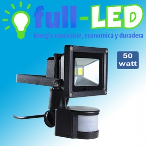 importadora full-led oficios y profesiones en La Cisterna |  Foco proyector full-led  /50watt/con sensor/ envios  a todo chile, Importadora full-led, es lider en iluminacion led y kit solares